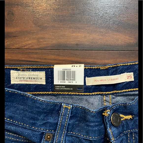 Levi’s premium 70’s High straight jeans 29 - Picture 6 of 12